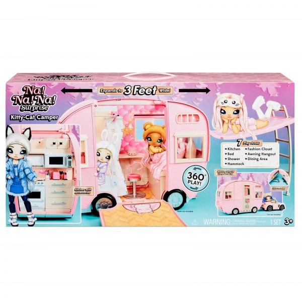 MGA Entertainment 575672EUC Na! Na! Na! Surprise Kitty-Cat Camper