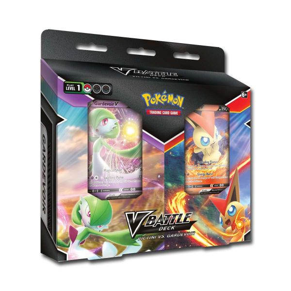 POKÉMON 80948 PKM Pokémon V Battle Deck Bundle Victini VS Gardevoir