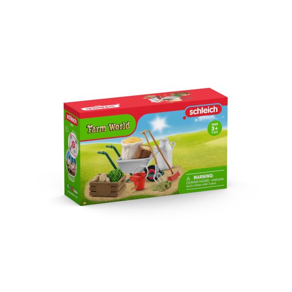 Schleich® 42610 Farm World Stallpflege Zubehör