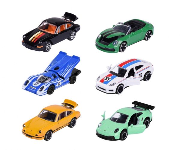 Majorette 212053062 Porsche Premium Spielzeugauto 7,5 cm, sortiert