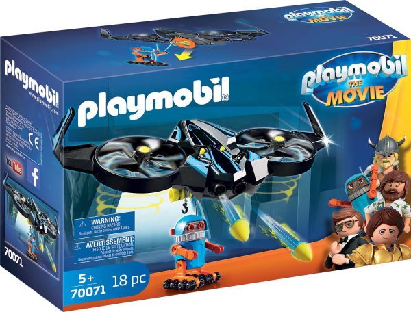PLAYMOBIL® 70071 PLAYMOBIL® THE MOVIE Robotitron mit Drohne