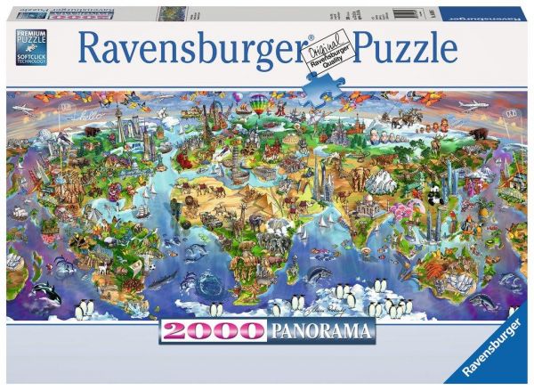 Ravensburger 16698 Puzzle - Wunder der Welt - 2000 Teile