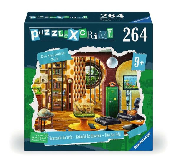 RAVENSBURGER 13393 Kinderpuzzle 264 Teile Puzzle X Crime Kids: Die geraubte Zeit