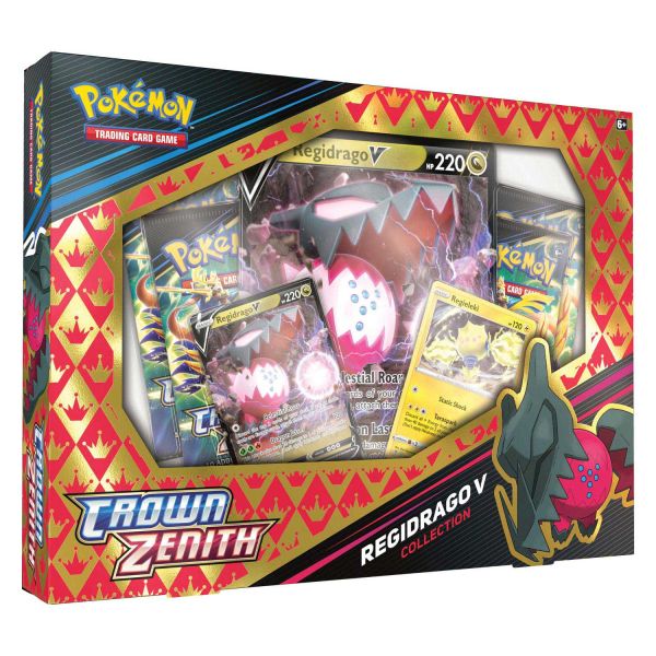 POKÉMON PKM 85183 SWSH12.5 Crown Zenith V Box Regidrago/Regieleki